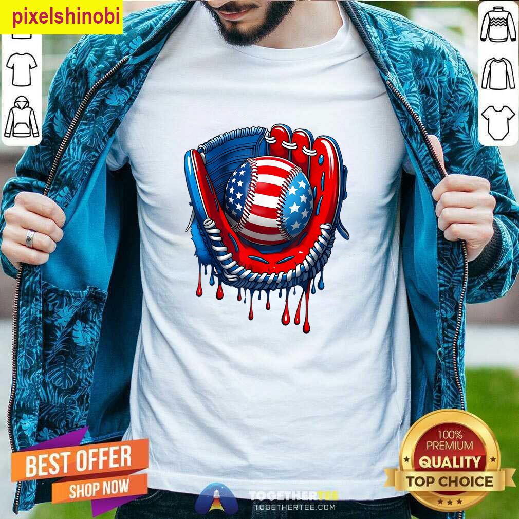 Patriotic Baseball Summer Fun T-shirt