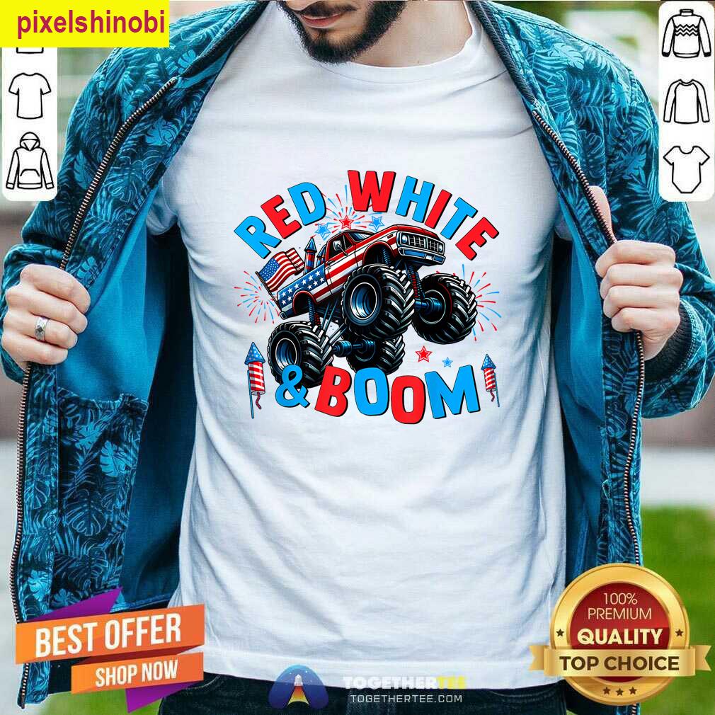 Patriotic July 4th Vehicle T-shirt