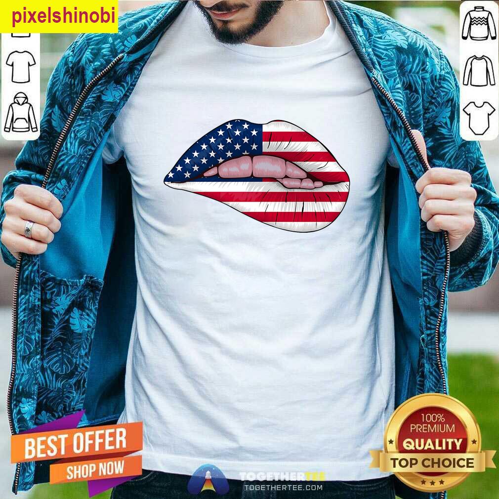 Patriotic Us America Flag Premium Tee T-shirt