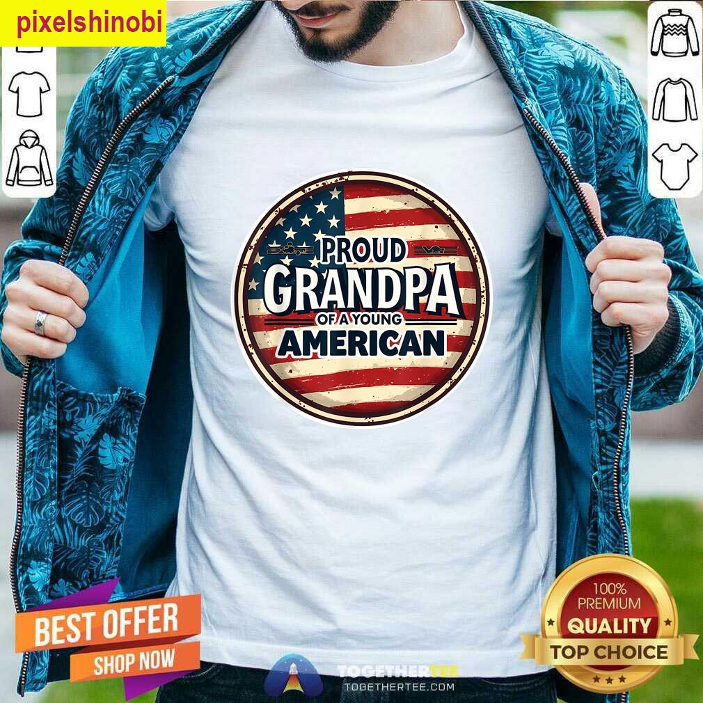 Proud Grandpa Stylish Tee T-shirt