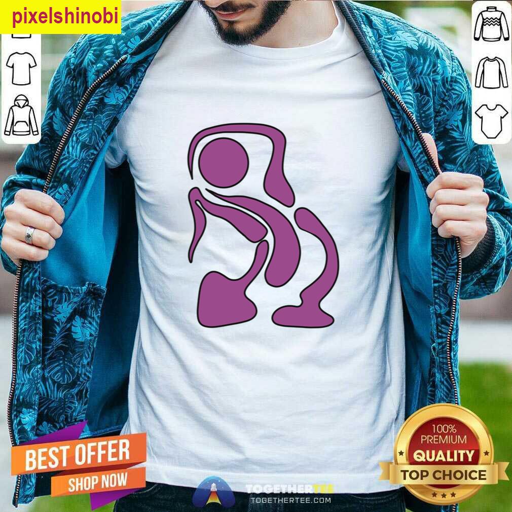 Purple Drippy Oversized Style T-shirt