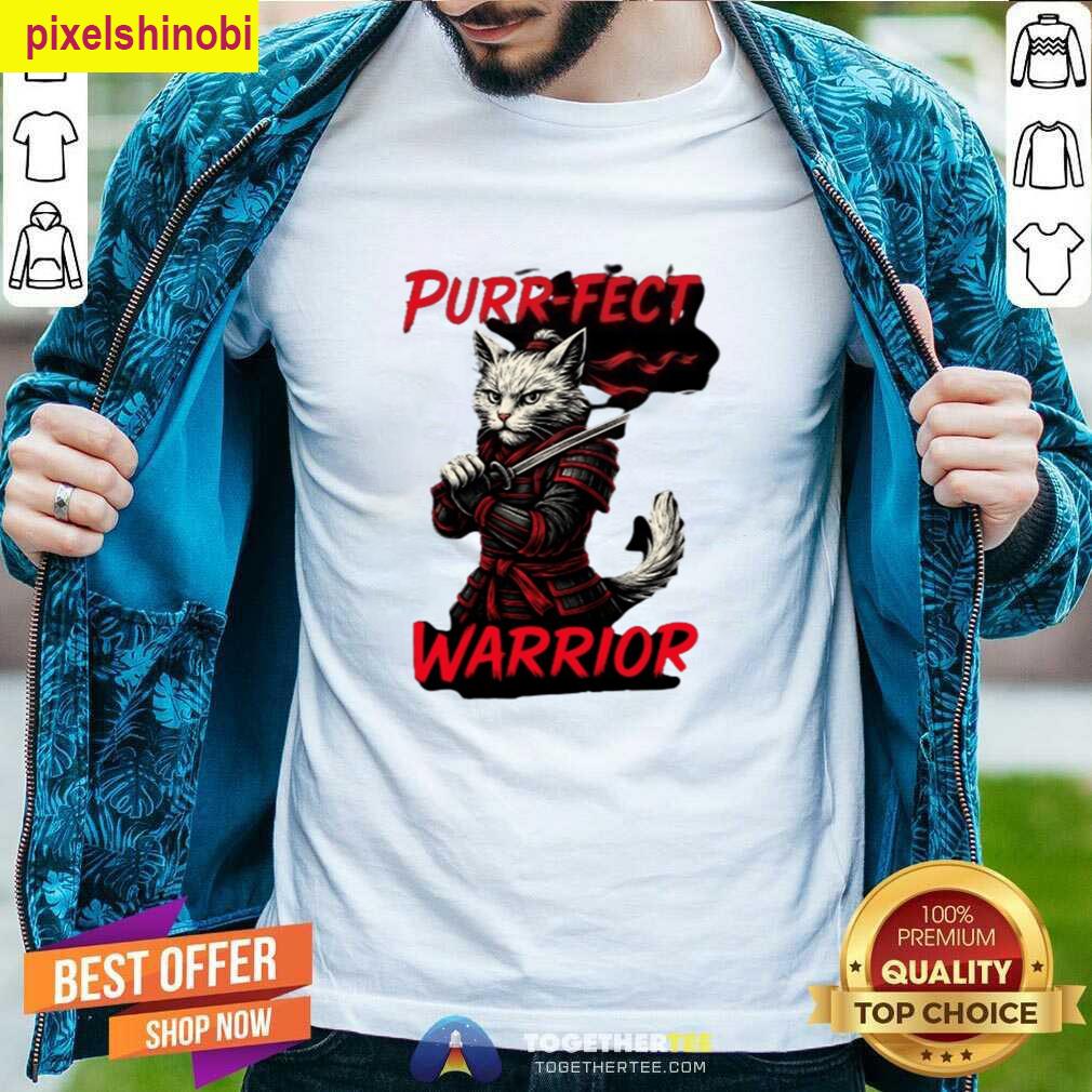 Samurai Cat Graphic T-shirt