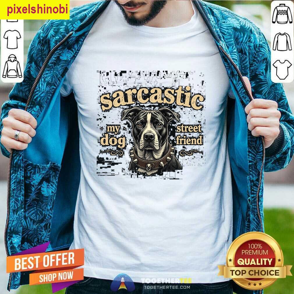 Sarcastic Pitbull Graphic T-shirt