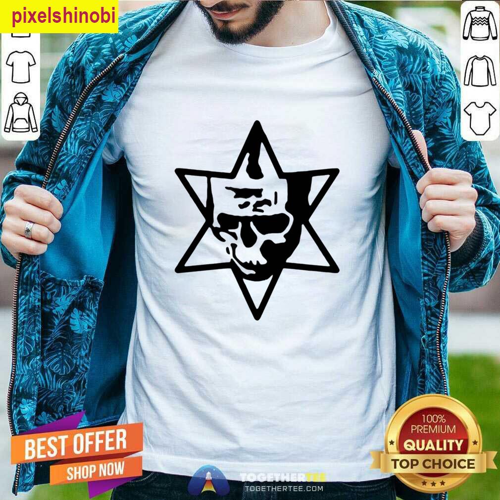 Skull In A Star Design Tee T-shirt