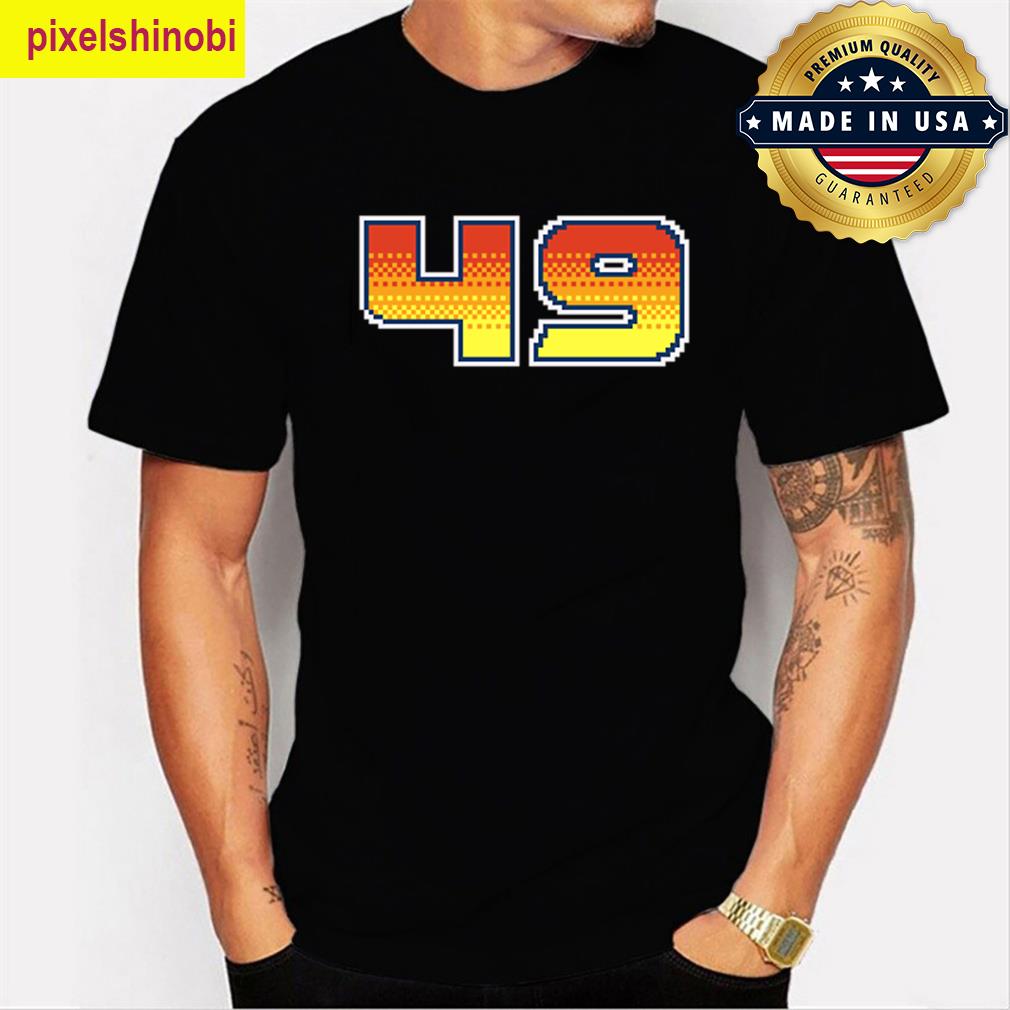 49ers Pixel Font Oversized T-shirt