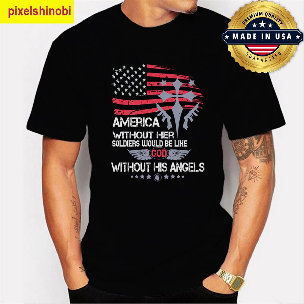 America Soldiers Graphic T-shirt