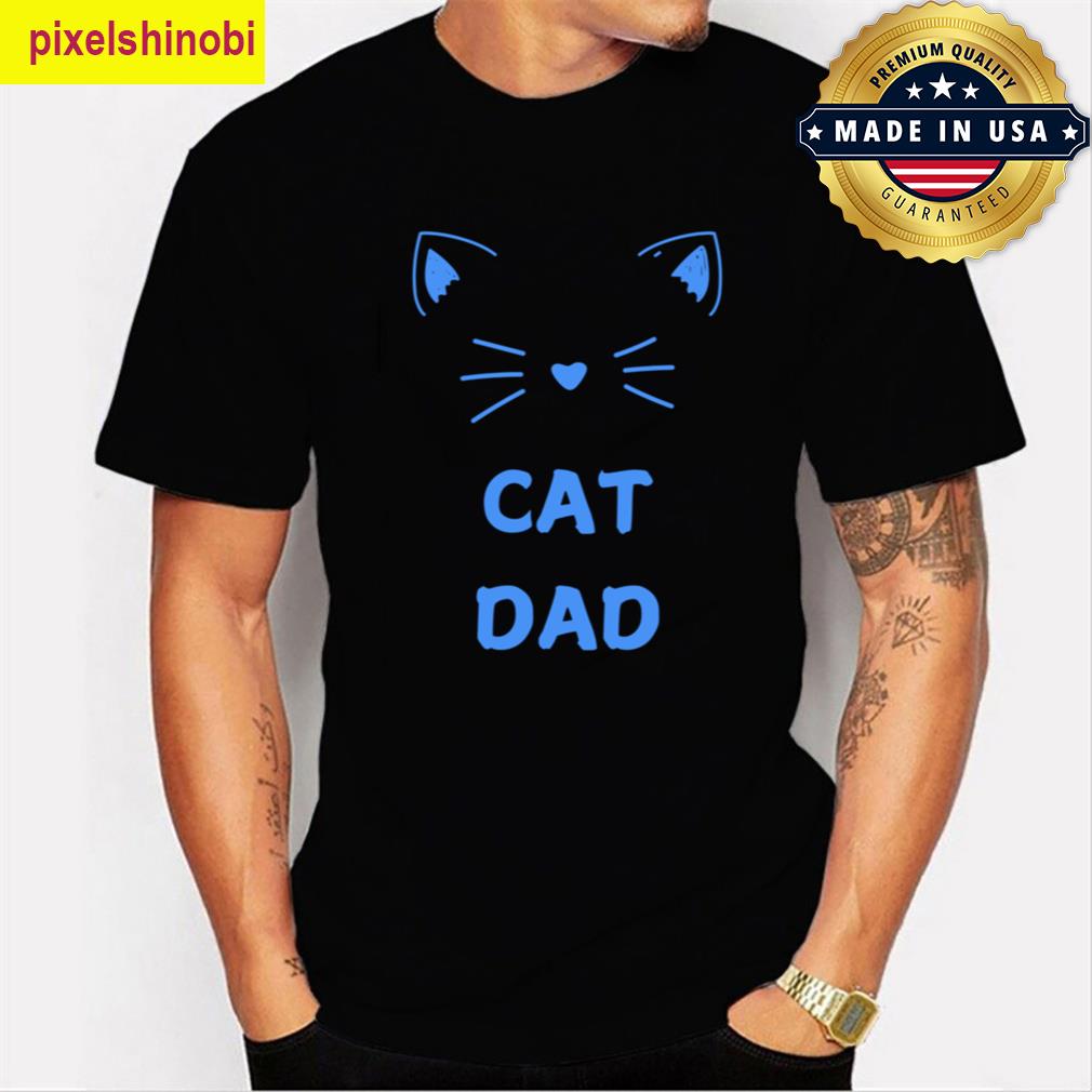 Cat Dad Funny T-shirt