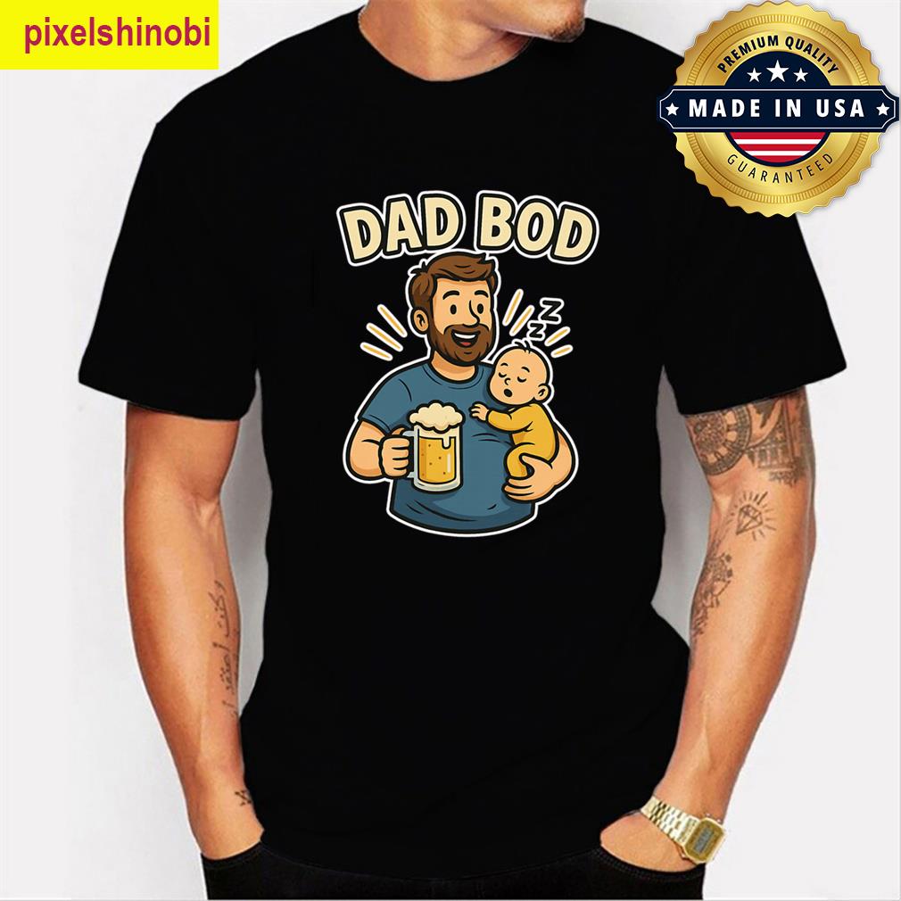Dad Bod Funny Design T-shirt