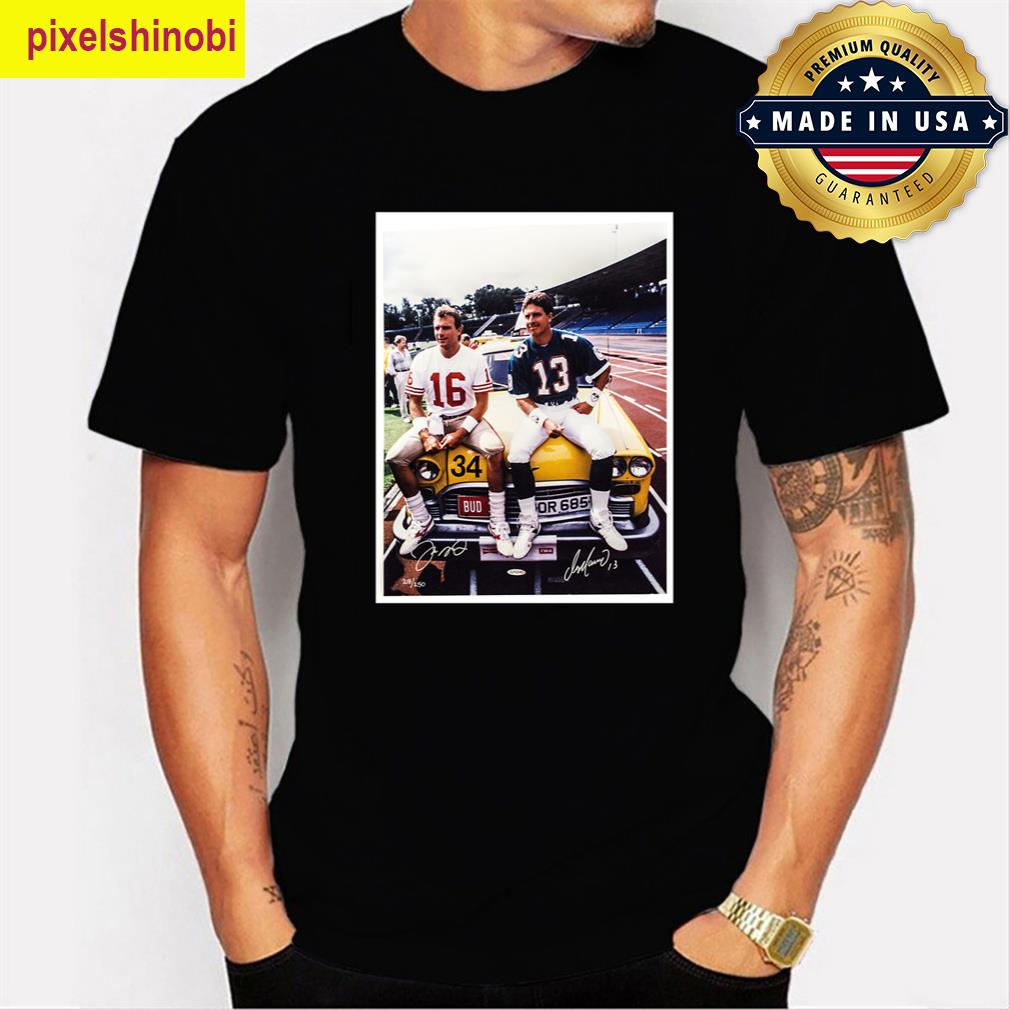 Dan Marino Joe Montana Sports T-shirt
