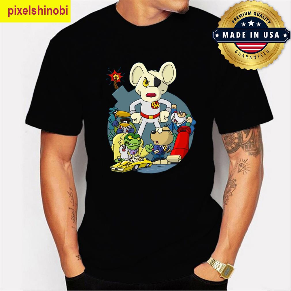 Danger Mouse Cartoon Graphic T-shirt