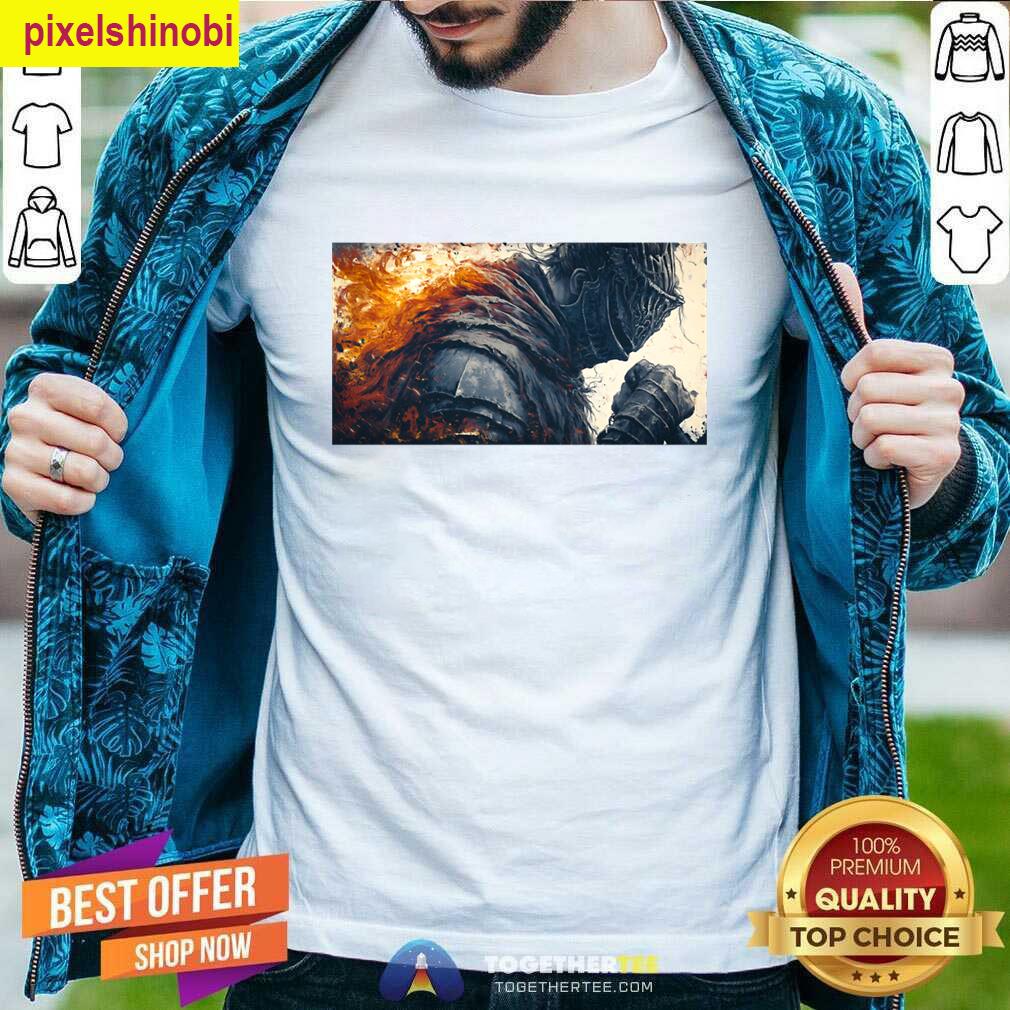 Dark Fantasy Knight Oversized T-shirt