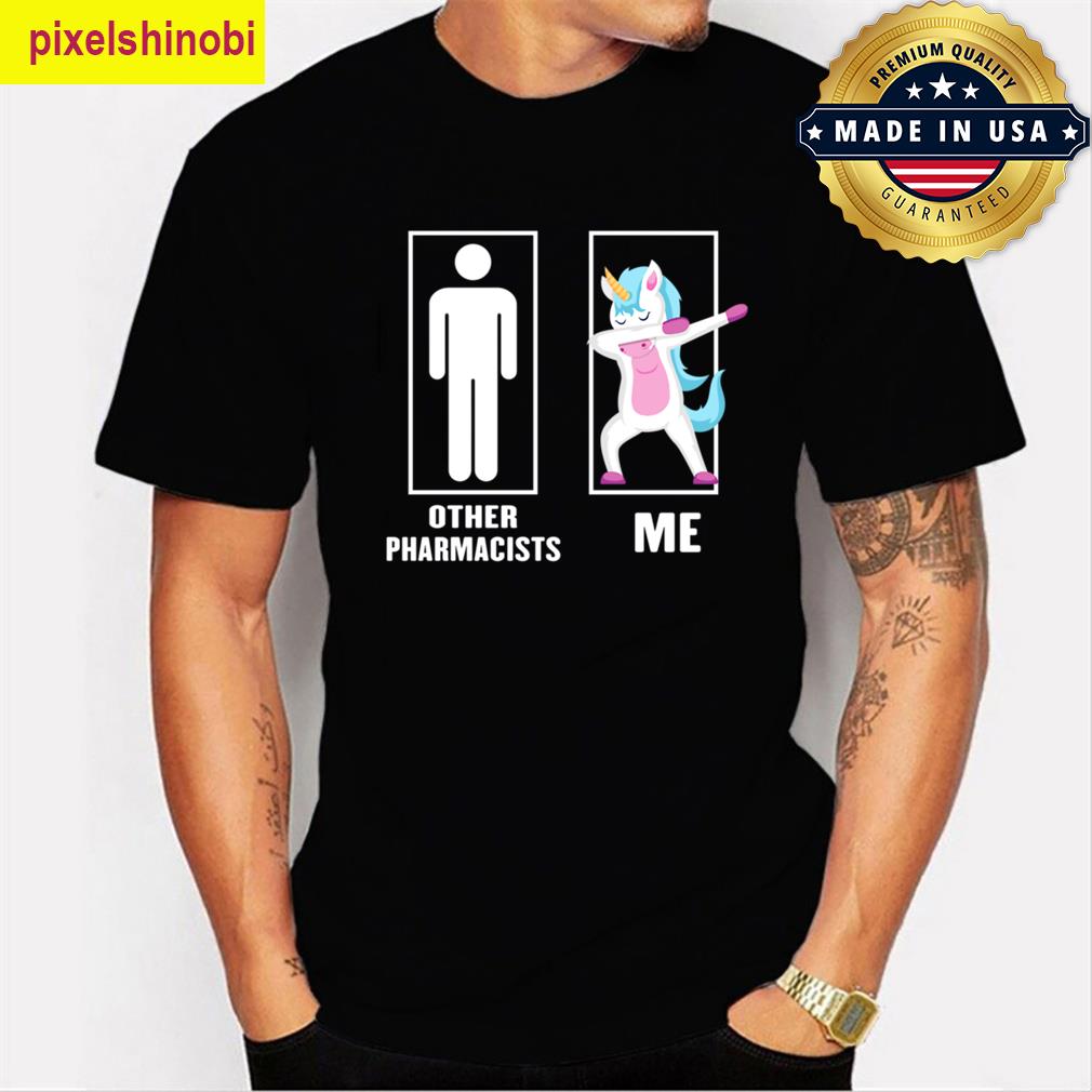 Funny Unicorn Dabbing Pharmacist T-shirt