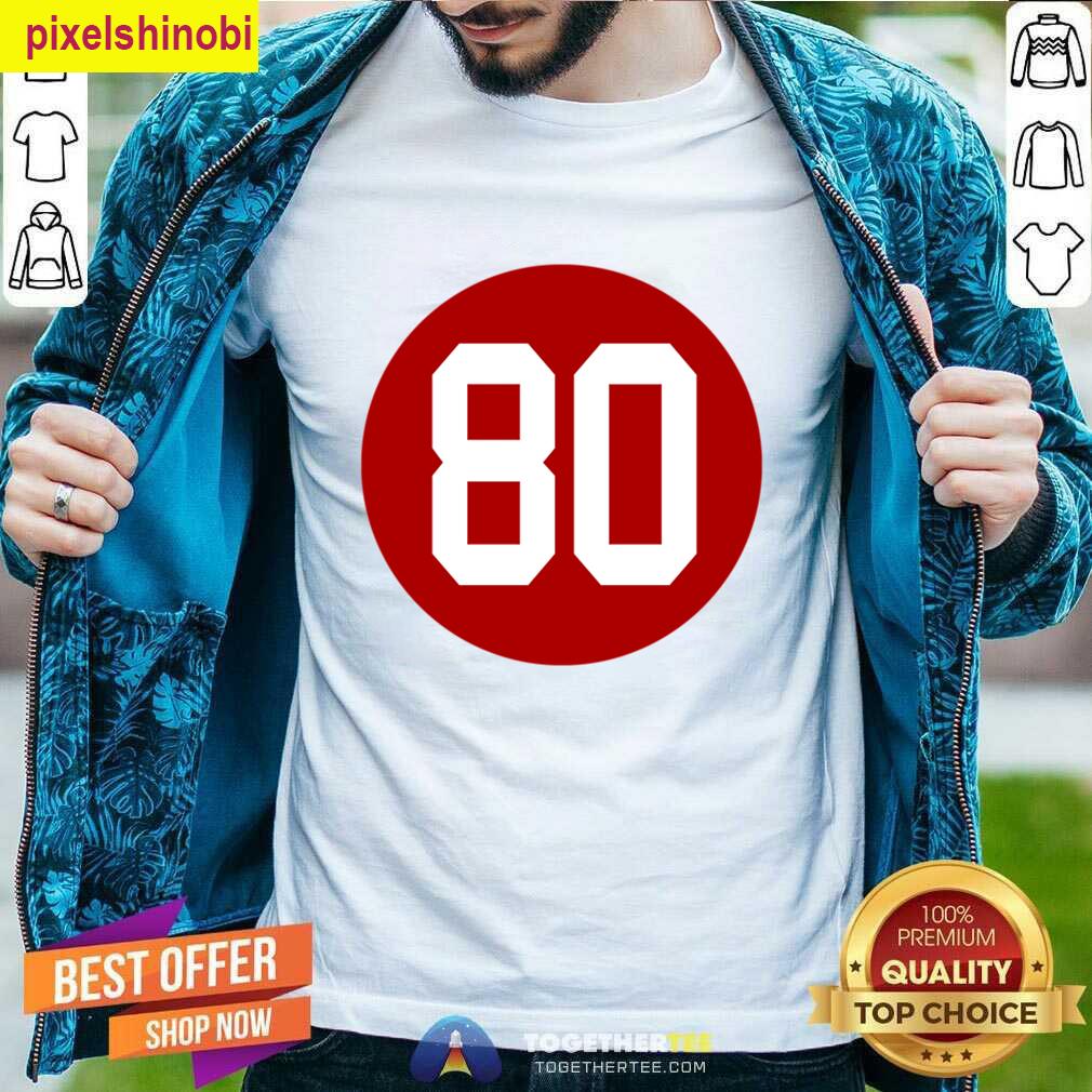 Jerry Rice Number 80 Jersey T-shirt