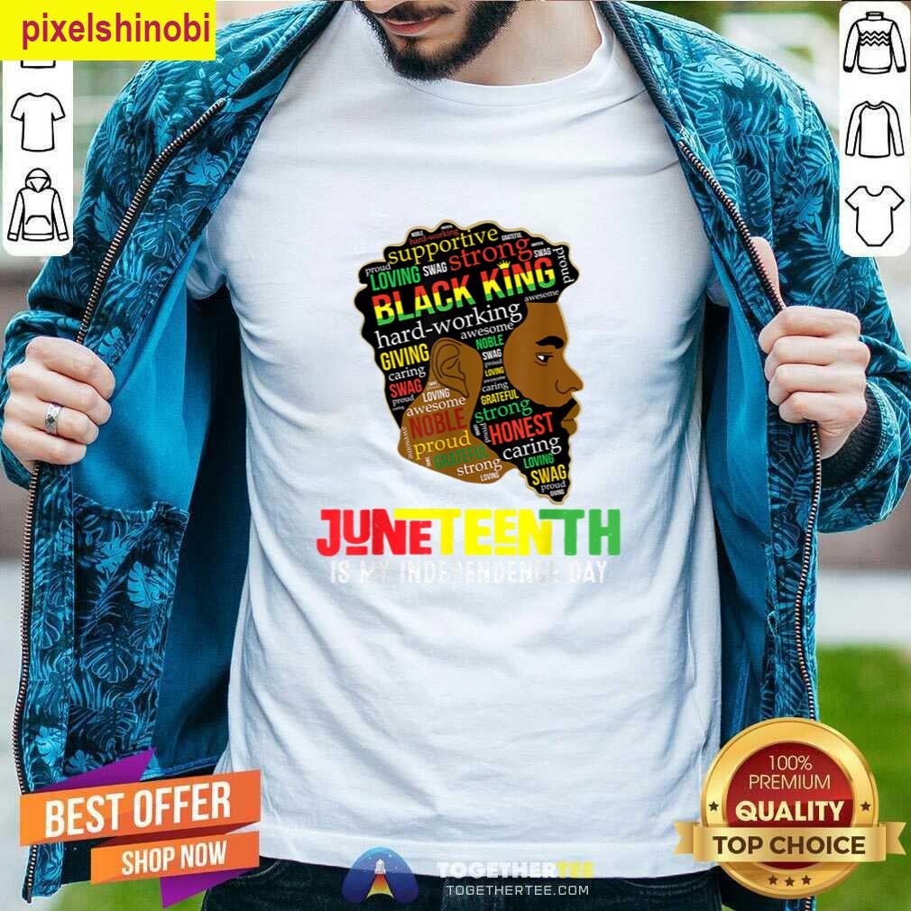 Juneteenth Independence Day Black King T-shirt