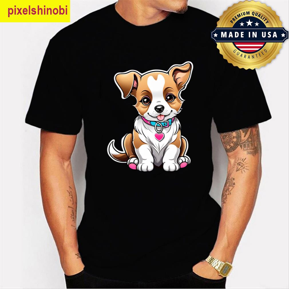 Kawaii Puppy Cute Illustration T-shirt