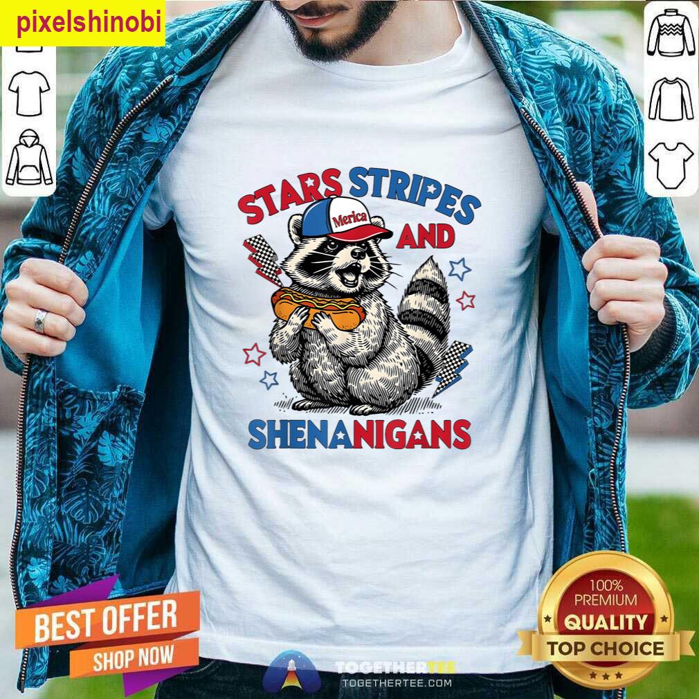 4th Of July Raccoon T-shirt