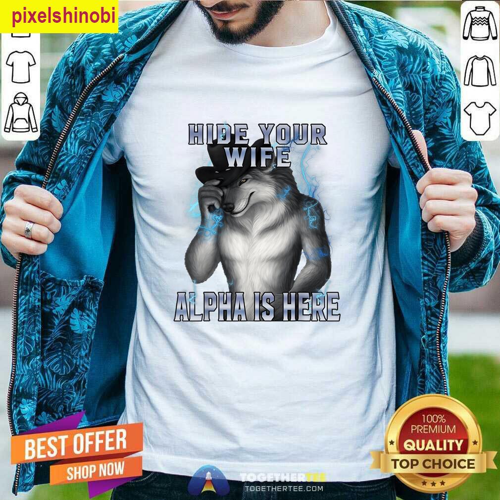 Alpha Wolf Meme T-shirt