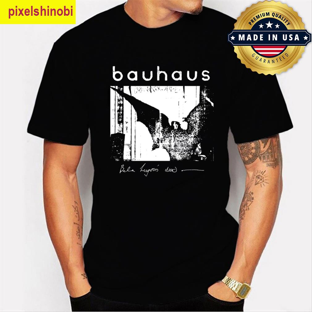 Bauhaus Bat Wings Design T-shirt