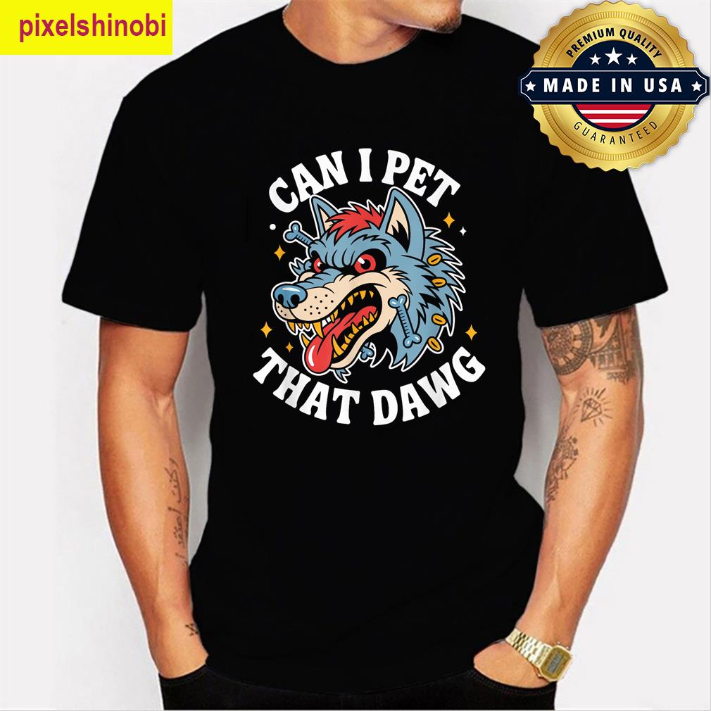 Can Pet Wolf Tattoo T-shirt