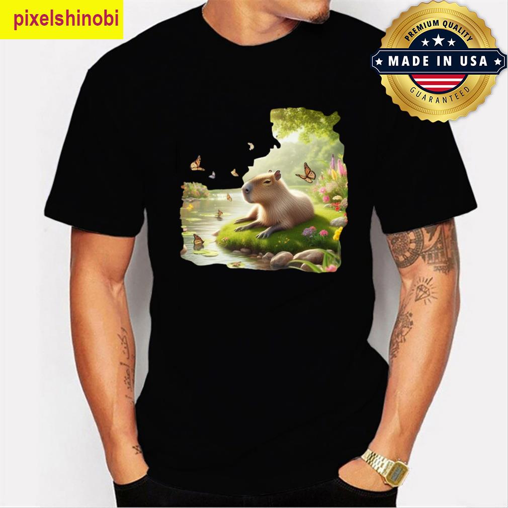 Capybara Floating Island T-shirt