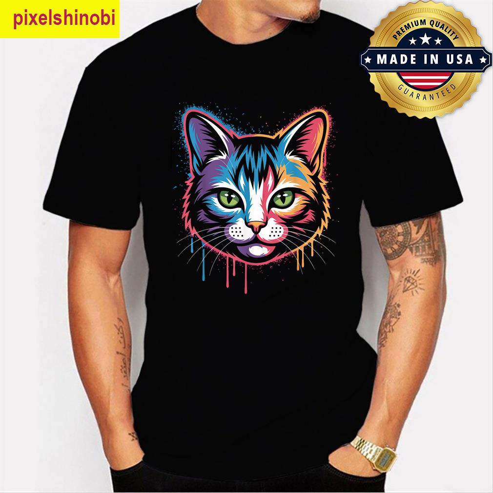 Cat Art Work T-shirt