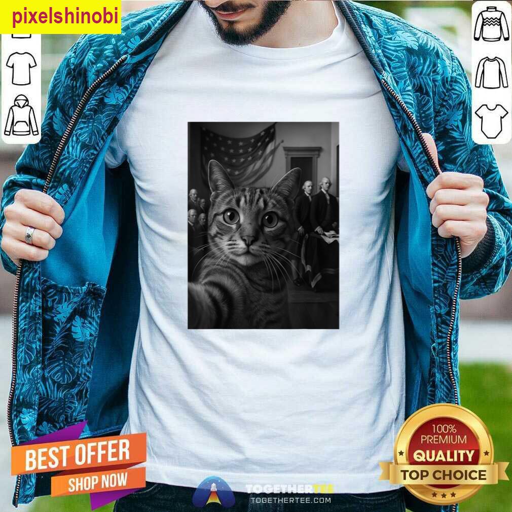 Cat Selfie Meme T-shirt