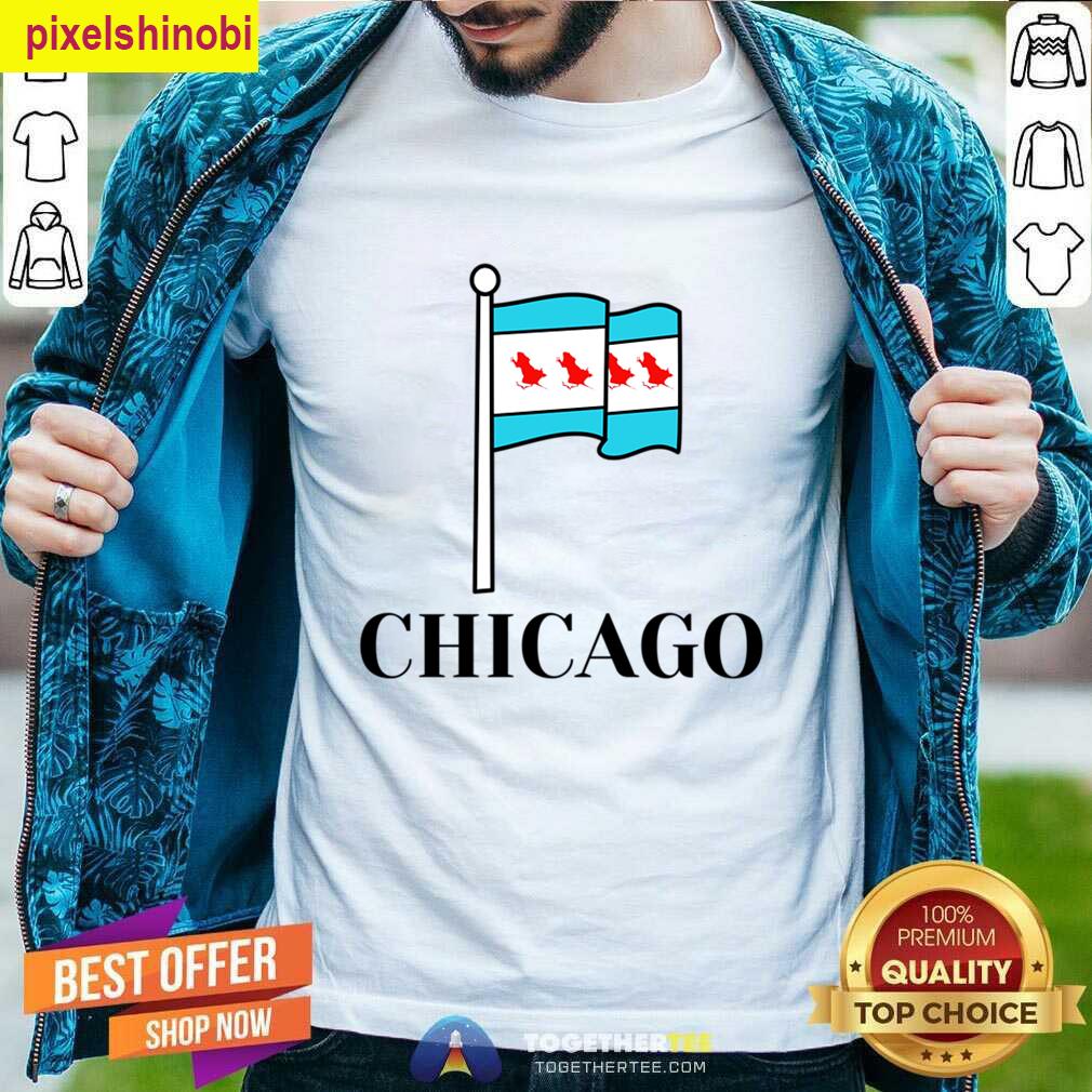 Chicago Flag Famous Rat T-shirt