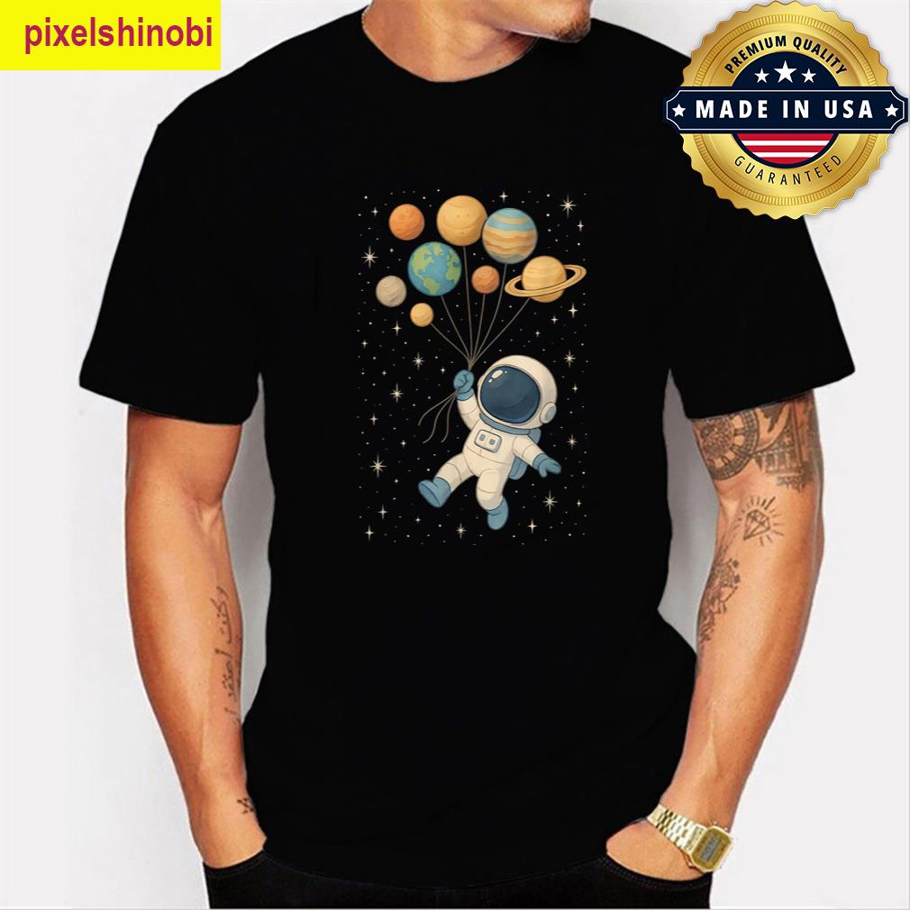 Cute Astronaut Planet T-shirt