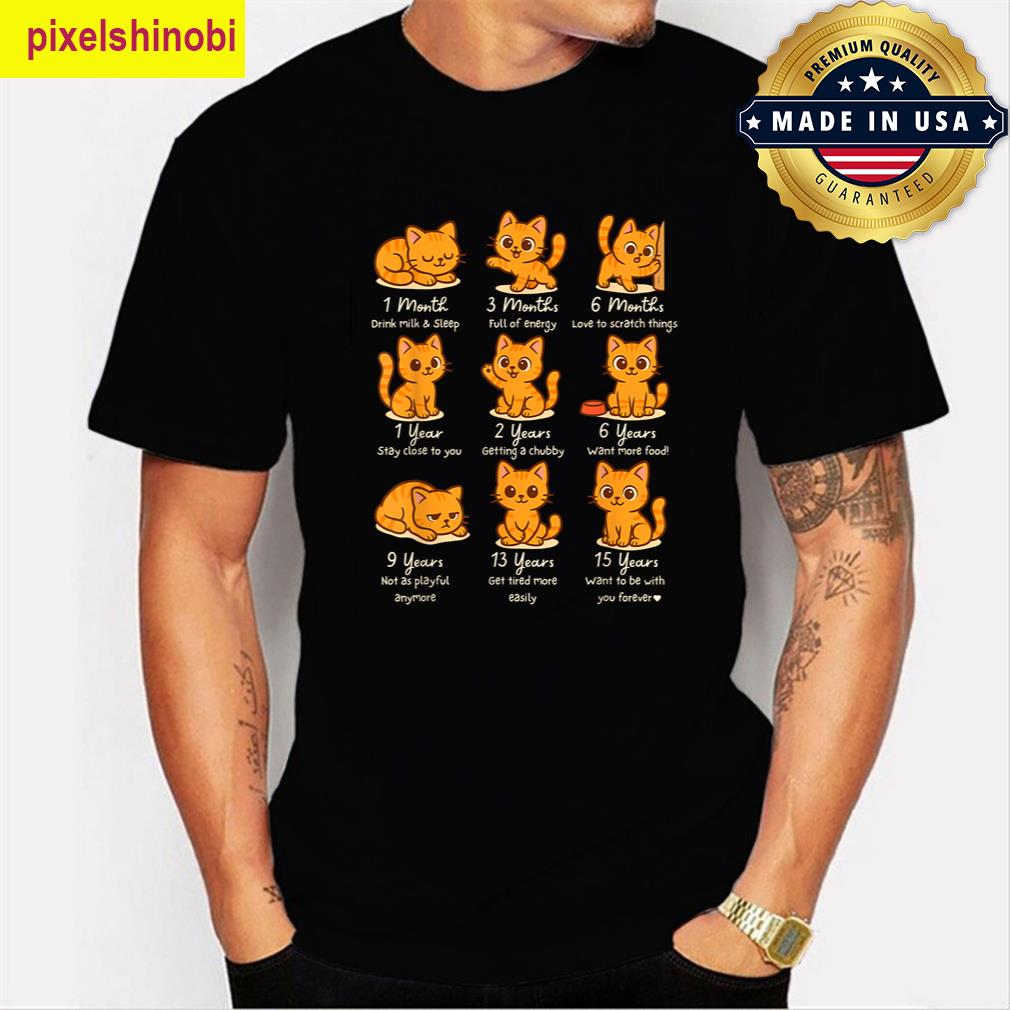 Cute Orange Cat T-shirt