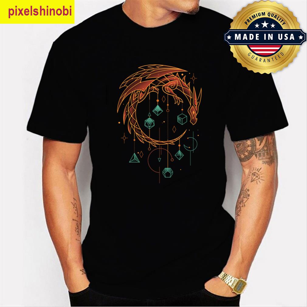 Draconic Dice Keeper Gamer T-shirt