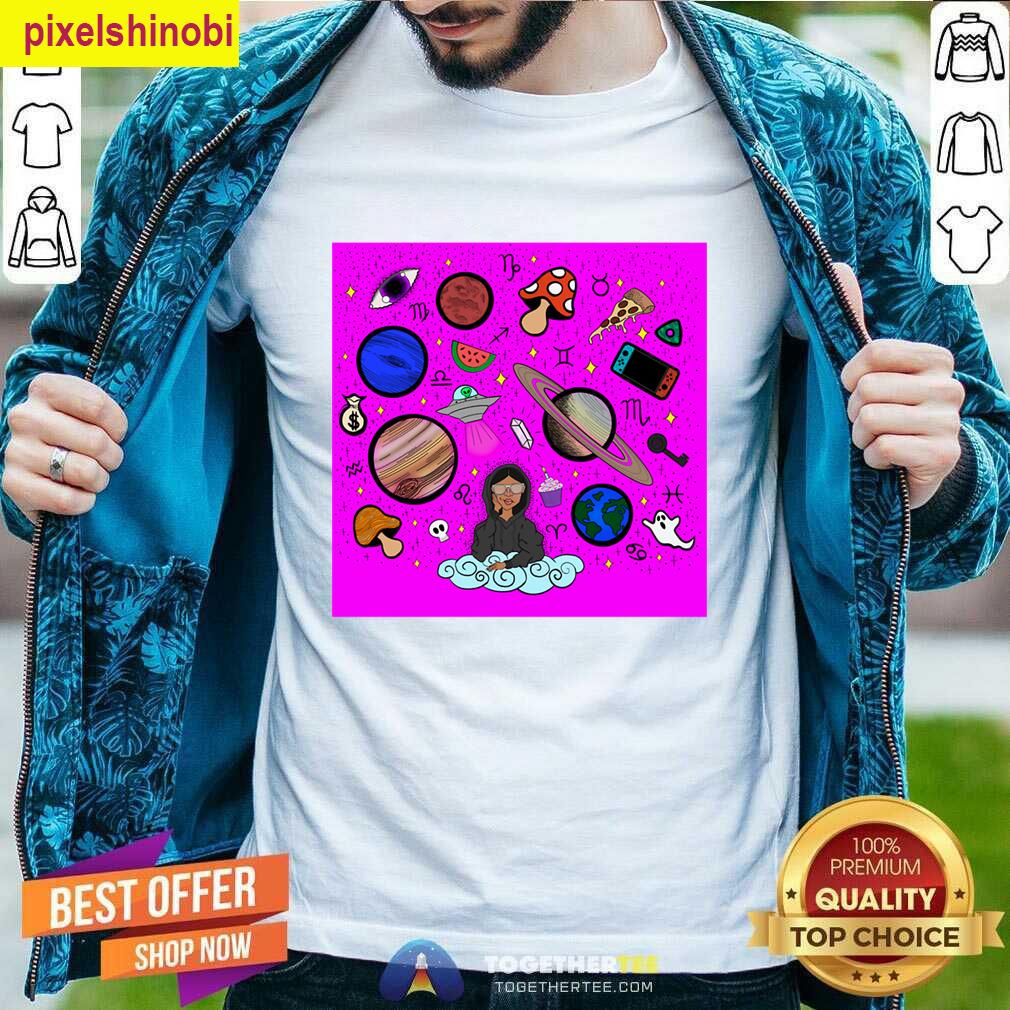 Earth To Kyla Hot Pink Stylish Tee T-shirt