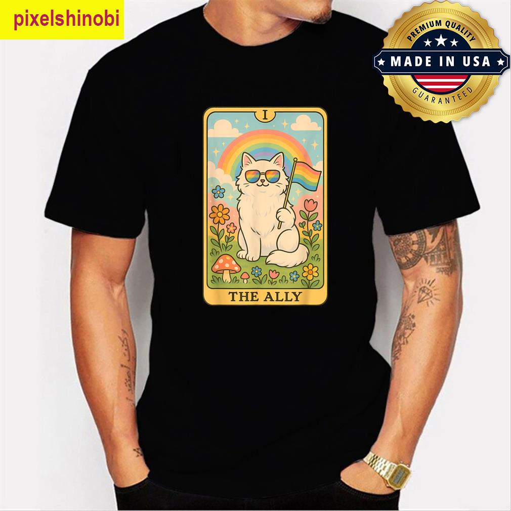 Funny Ally Cat Pride T-shirt