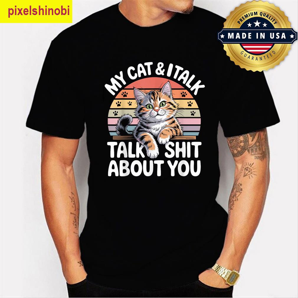 Funny Cat Design T-shirt
