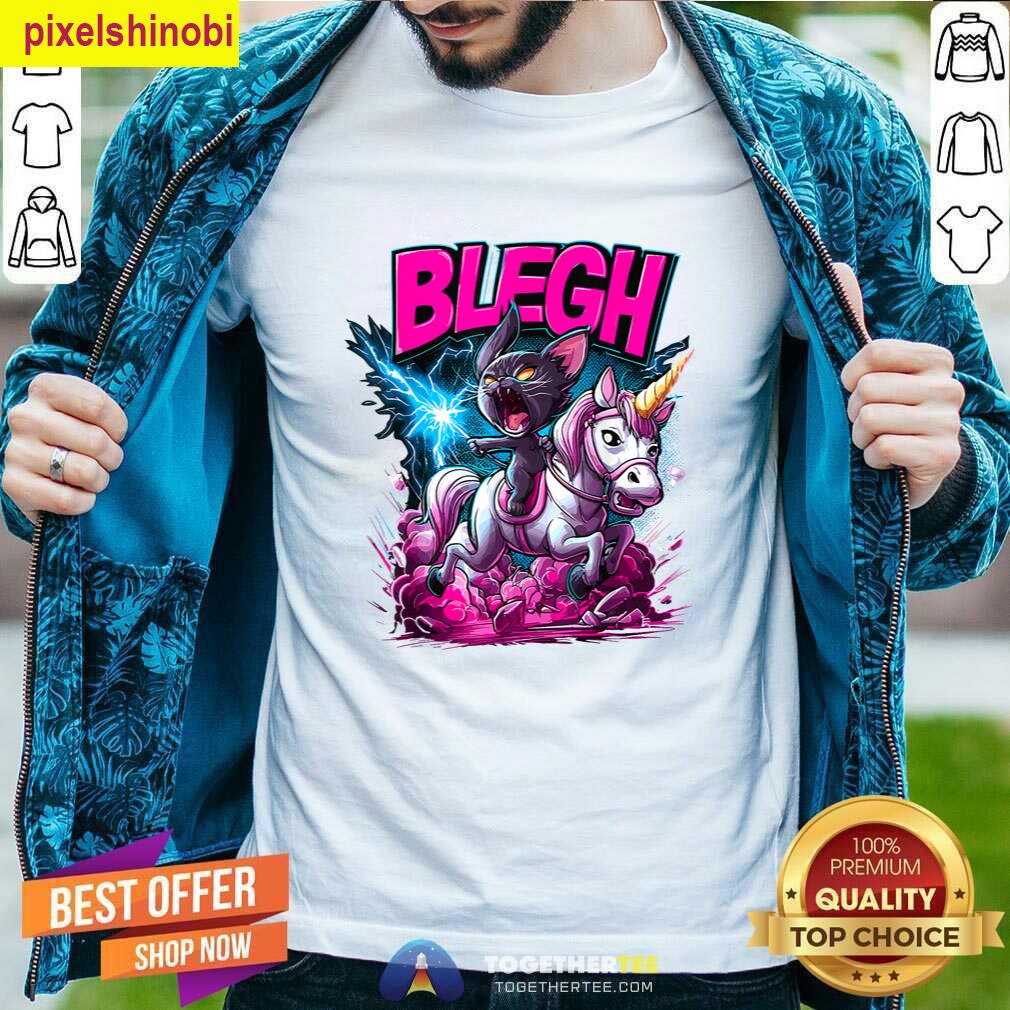 Heavy Metal Cat Unicorn T-shirt