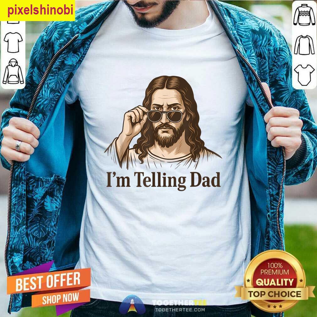 Jesus Sunglasses Christian Fathers T-shirt