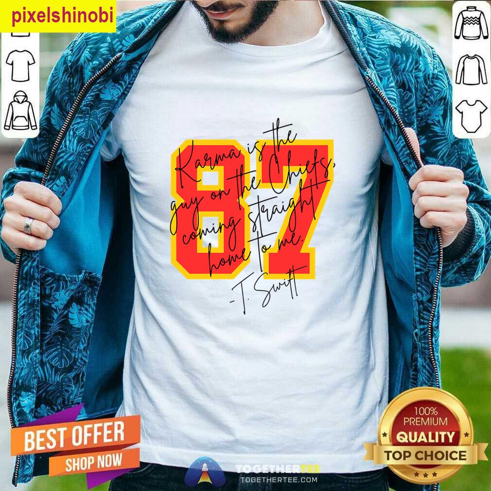 Karma Oversized Chiefs Boyfriend T-shirt