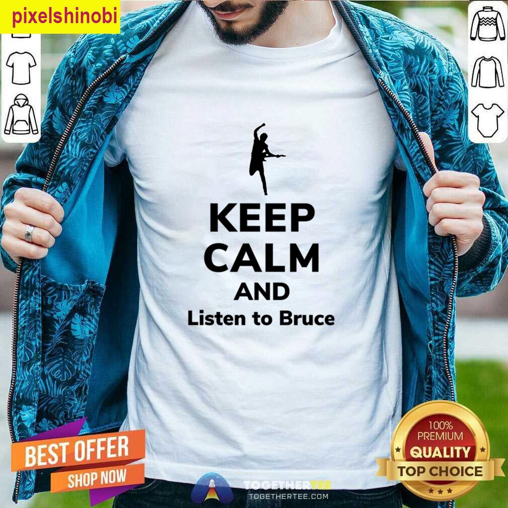 Keep Calm Bruce Design T-shirt