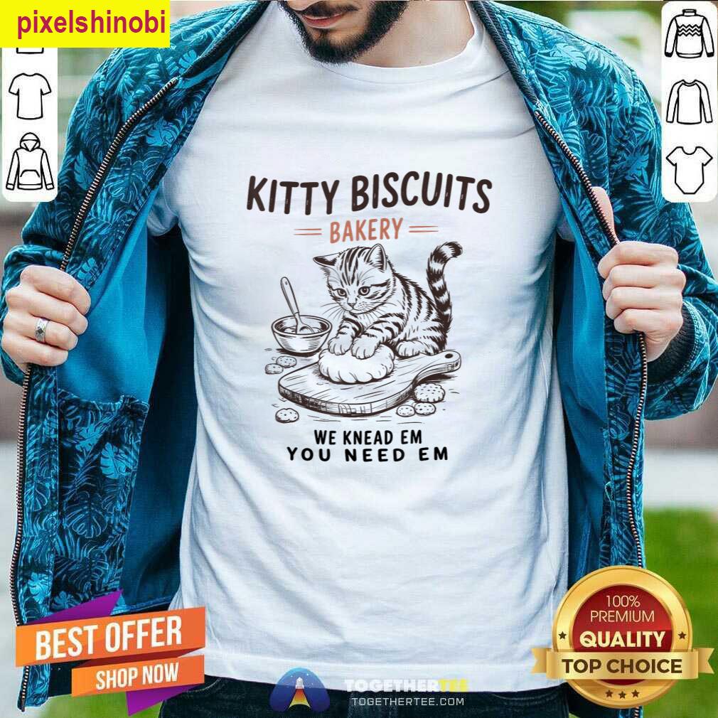 Kitty Biscuits Bakery Cat Lover T-shirt