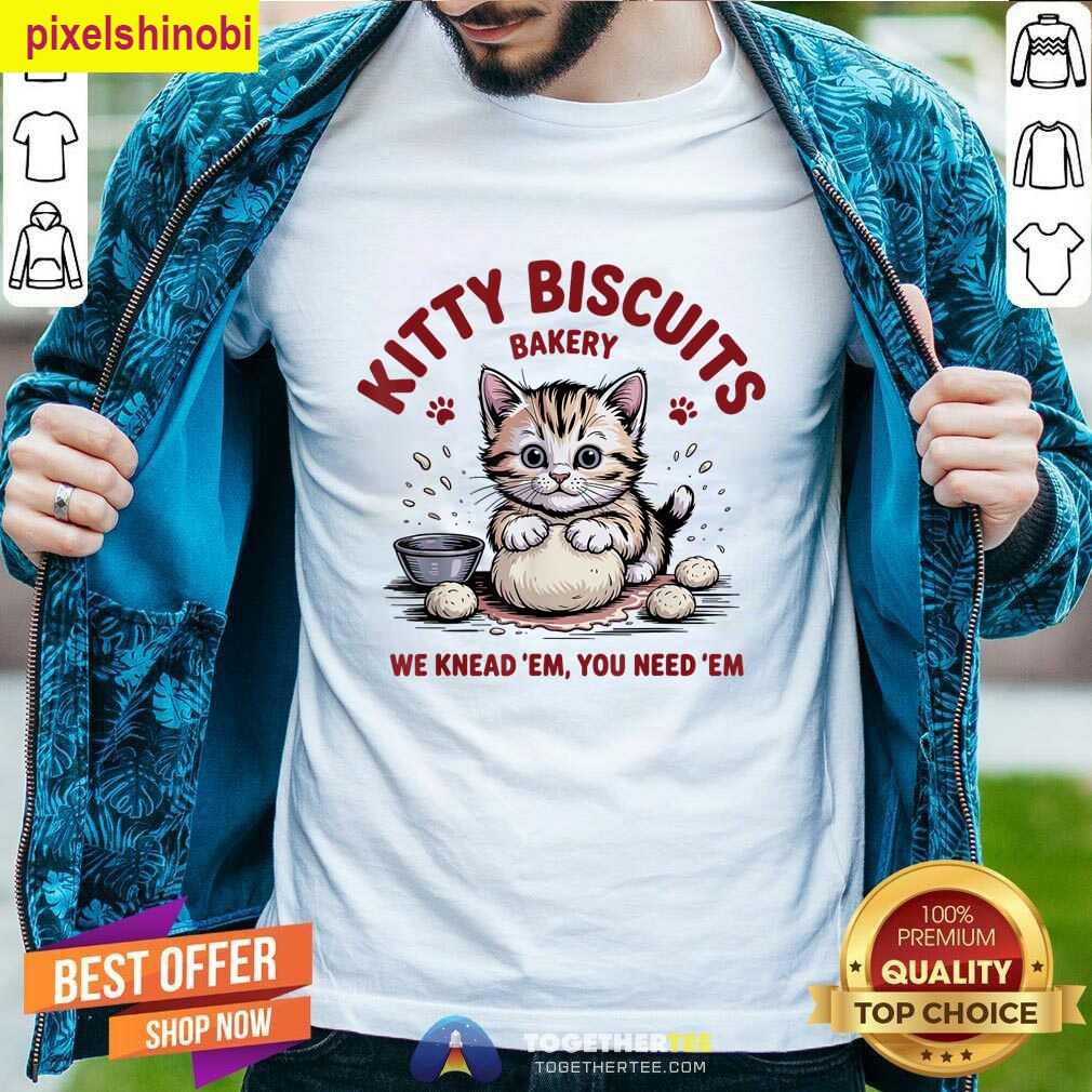 Kitty Biscuits Baking Cat Lover T-shirt