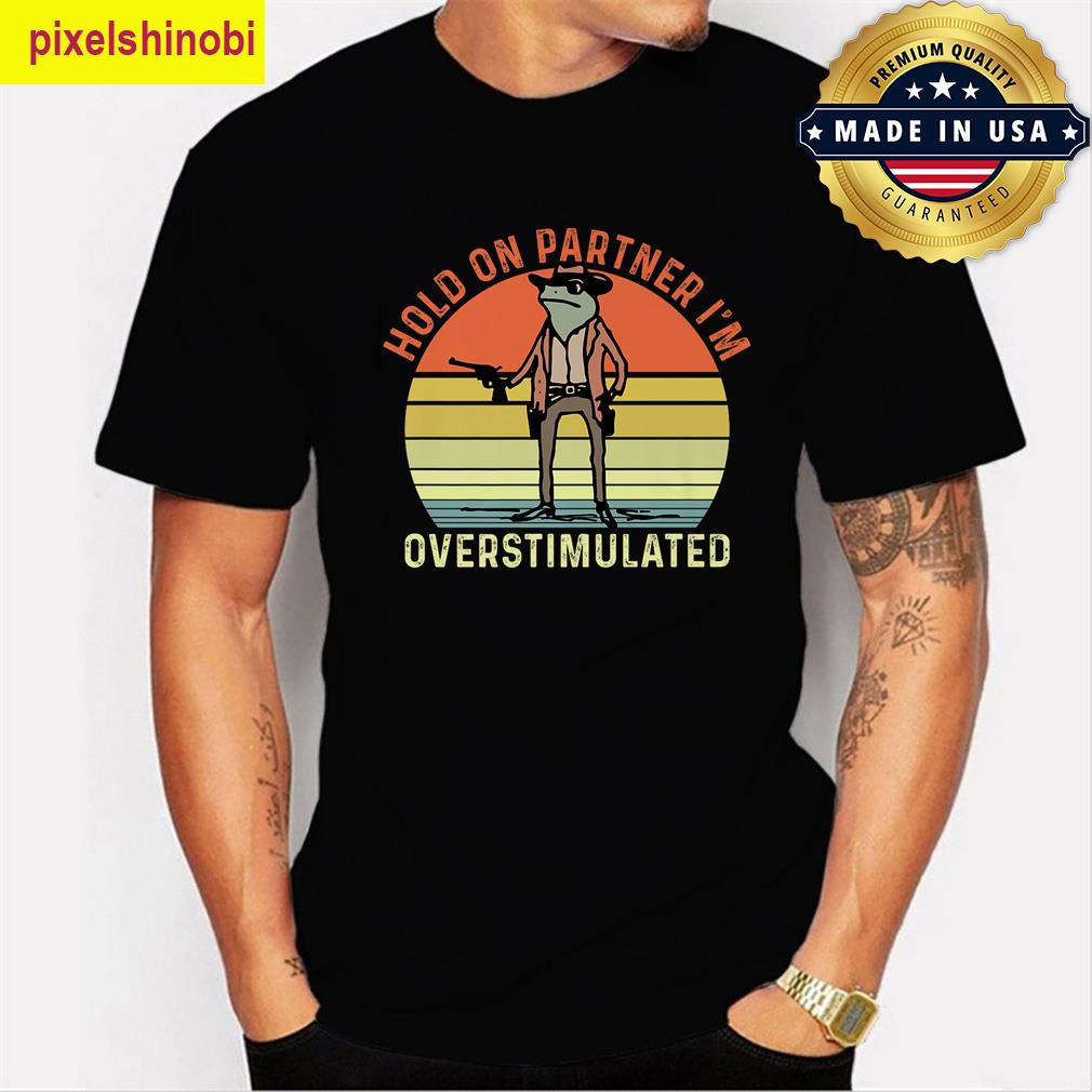 Overstimulated Cowboy Frog T-shirt