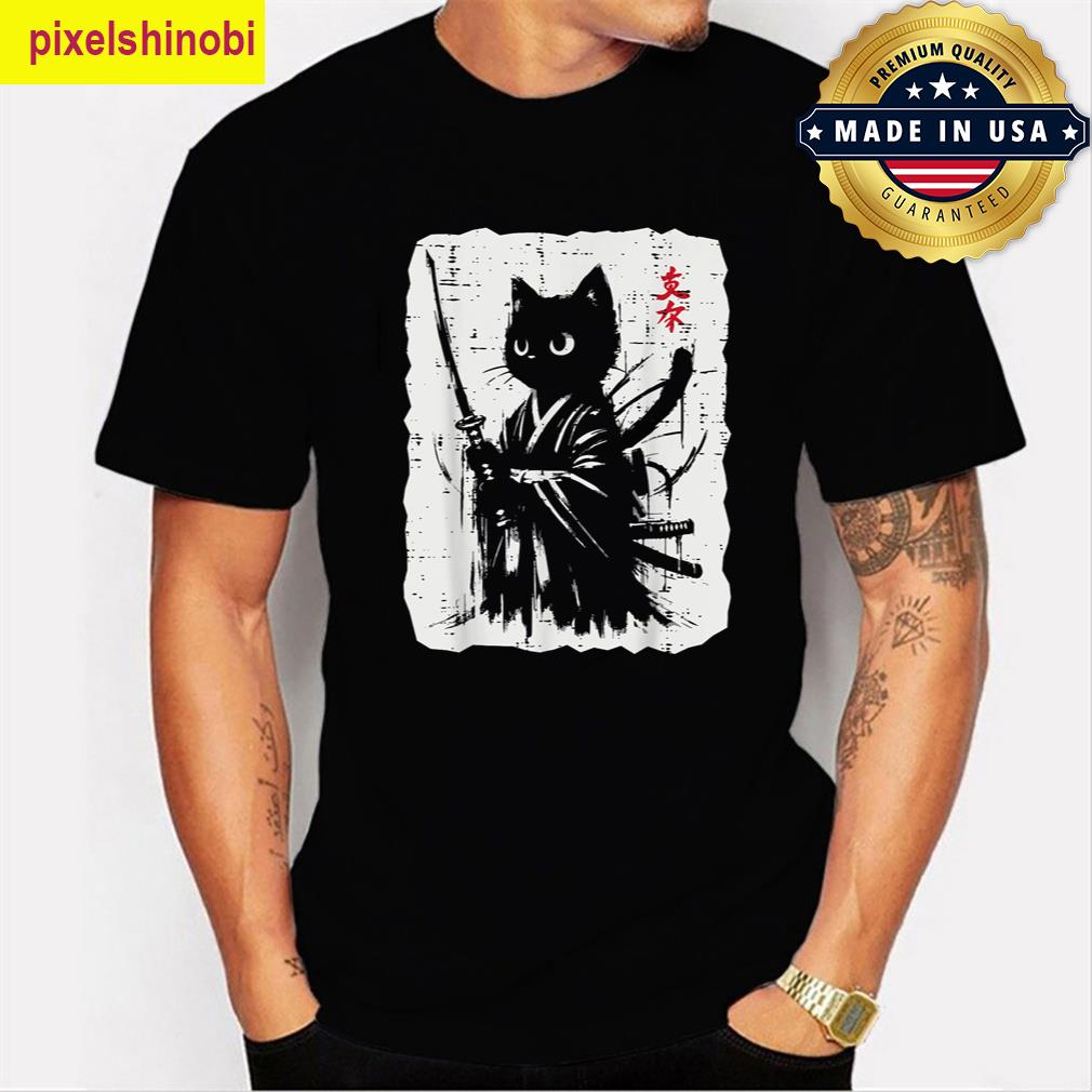 Samurai Cat T-shirt