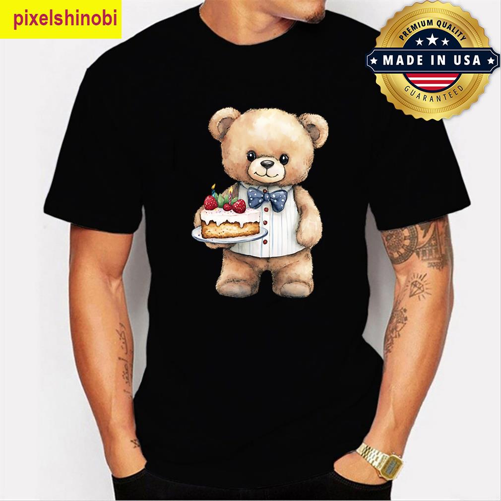 Teddy Bear Suit Cake T-shirt